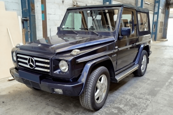 Mercedes Classe G 320 des années 90 : une capote sur&nbsp;mesure